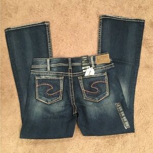 SILVER BOOTCUT JEANS